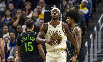 库里休战巴特勒24+8+10 勇士主场击败鹈鹕