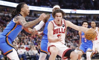 麦凯恩20分杰林17+16+6 残阵雷霆力克公牛迎3连胜