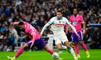 法甲第4遭法甲第11逆转，格林伍德表现亮眼难救主，马赛无缘法国杯四强