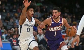 布克13+8狄龙21分杰克逊19分 灰熊不敌太阳