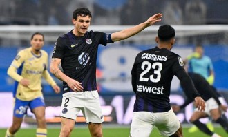 天助巴黎圣日耳曼：马赛2-2被图卢兹逼平，法甲积分榜落后大巴黎1分