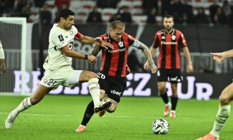 2-0，32%控球率仍赢，法甲第8完胜法甲第5，豪取3连胜