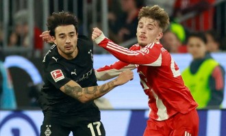 德甲最新积分榜揭晓，拜仁4-1大胜门兴稳居榜首