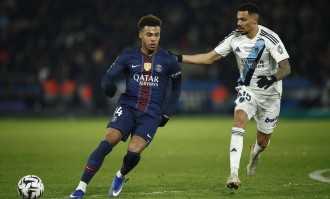 随着巴黎圣日耳曼2-0,马赛0-2,法甲最新积分榜：大巴黎仍无缘榜首