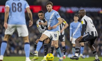 联赛杯-马尔穆什双响 曼城总分5-1纽卡晋级决赛