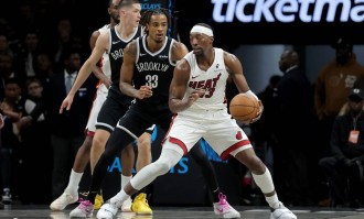 鲍威尔24+5小波特28+6 热火胜篮网