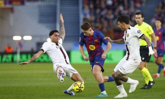 西甲-莱万破门亚马尔世界波建功 巴萨3-0马洛卡先赛4分领跑